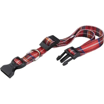 Ferplast C25/70 Tartan Nylon Hundhalsband - Justerbart & Hållbart Ferplast C25/70 Tartan Nylon Hundhalsband - Justerbart & Hållbart
