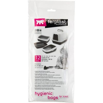 Ferplast FPI 5362 Kattebakkerposer - 12 stk Ferplast FPI 5362 Kattebakkerposer - 12 stk