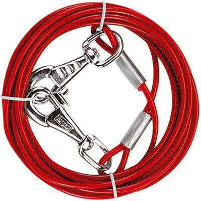 FERPLAST Hundstål kabel med plastbeläggning - 2 längder FERPLAST Hundstål kabel med plastbeläggning - 2 längder
