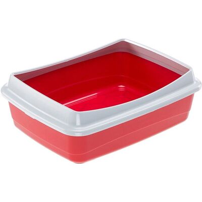 Vaschetta per lettiera gatti Ferplast - 47x36x15.5 cm - Colori misti Vaschetta per lettiera gatti Ferplast - 47x36x15.5 cm - Colori misti
