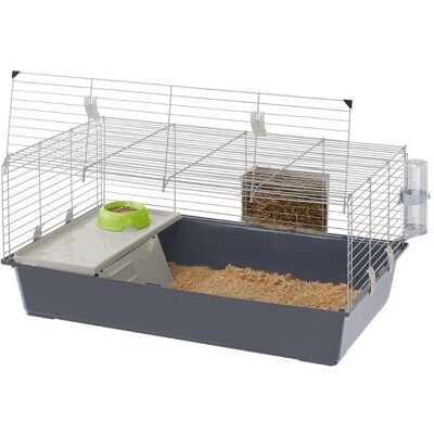 Cage Ferplast Lapin et Cochon d'Inde 100 - 95x57x46cm - Publicité Cage Ferplast Lapin et Cochon d'Inde 100 - 95x57x46cm - Publicité