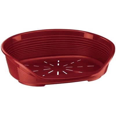 Ferplast Siesta Deluxe Kunststoff Hundebett - 4 Bordeaux Ferplast Siesta Deluxe Kunststoff Hundebett - 4 Bordeaux