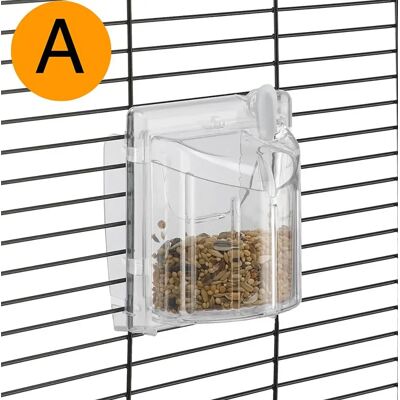Mangia uccelli Ferplast Brava 2 - Medio, Trasparente Mangia uccelli Ferplast Brava 2 - Medio, Trasparente