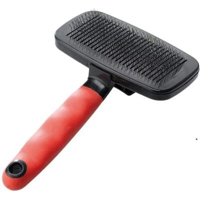Ferplast Gro 5956 Dog and Cat Slicker Brush - 12.5 x 19 cm Ferplast Gro 5956 Dog and Cat Slicker Brush - 12.5 x 19 cm