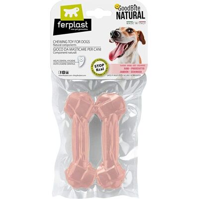 Ferplast Goodbite Osso Naturale al Prosciutto - Gioco da masticare per cani Ferplast Goodbite Osso Naturale al Prosciutto - Gioco da masticare per cani