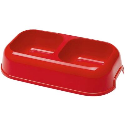 Distribuidor em Plástico Vermelho Party 16L - Comedouro para Animais Distribuidor em Plástico Vermelho Party 16L - Comedouro para Animais