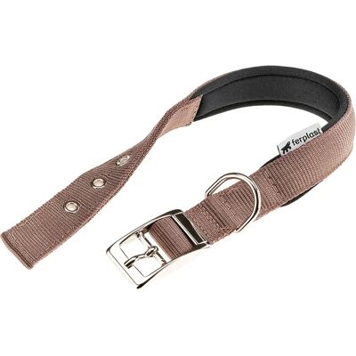 FERPLAST Daytona C Collier en nylon - Réglable, Marron - Colliers FERPLAST Daytona C Collier en nylon - Réglable, Marron - Colliers
