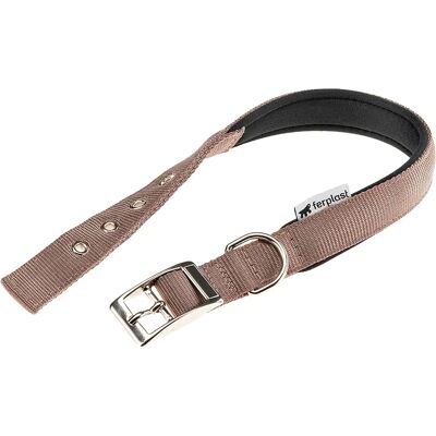 FERPLAST Daytona C Collier - Collier en nylon rembourré - Marron FERPLAST Daytona C Collier - Collier en nylon rembourré - Marron