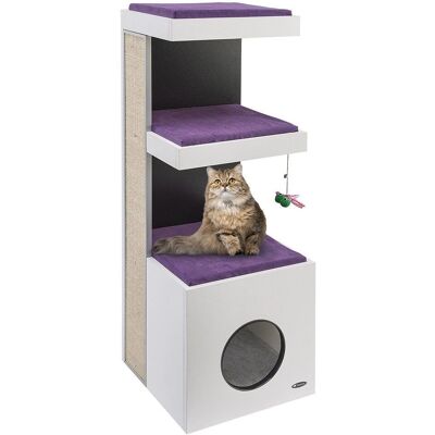 Ferplast Tiger Klösträd - 115x40cm - Flerfärgad Ferplast Tiger Klösträd - 115x40cm - Flerfärgad