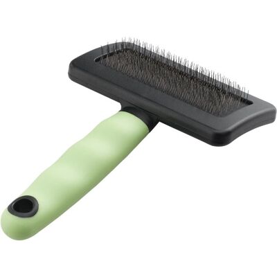 Ferplast 85804899 Kattharja - Ergonomiskt handtag, tar bort dött hår, för medellång och långhåriga katter Ferplast 85804899 Kattharja - Ergonomiskt handtag, tar bort dött hår, för medellång och långhåriga katter