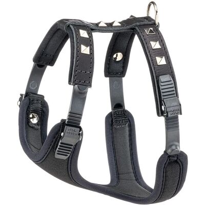 Imbracatura per cani Ferplast Giotto Luxor - Pelle Nera - Small Imbracatura per cani Ferplast Giotto Luxor - Pelle Nera - Small