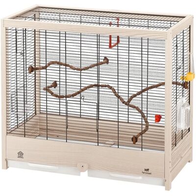 Cage à oiseaux Ferplast Giulietta - Bois compact pour exotiques - Cage à oiseaux - Publicité Cage à oiseaux Ferplast Giulietta - Bois compact pour exotiques - Cage à oiseaux - Publicité