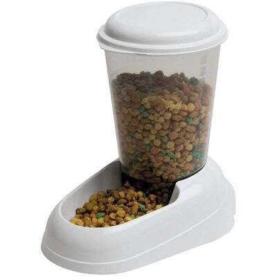 Ferplast Zenith Cat and Dog Food Dispenser - 3L White Ferplast Zenith Cat and Dog Food Dispenser - 3L White