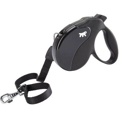 Ferplast Amigo Cord Long Dog Leash - Retractable, Black, 15x3.6x14cm Ferplast Amigo Cord Long Dog Leash - Retractable, Black, 15x3.6x14cm