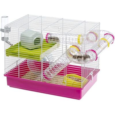 Gabbia per criceti Ferplast Laura - 2 piani, tubi, accessori Gabbia per criceti Ferplast Laura - 2 piani, tubi, accessori