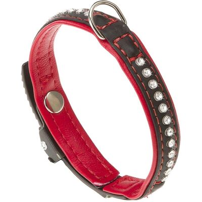 FERPLAST C12 22 Collier Noir Rouge - Collier FERPLAST C12 22 Collier Noir Rouge - Collier
