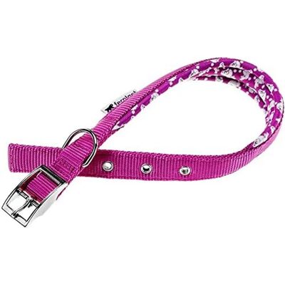 FERPLAST Daytona Fantasy hundhalsband - Justerbar nylon Fuchsia FERPLAST Daytona Fantasy hundhalsband - Justerbar nylon Fuchsia