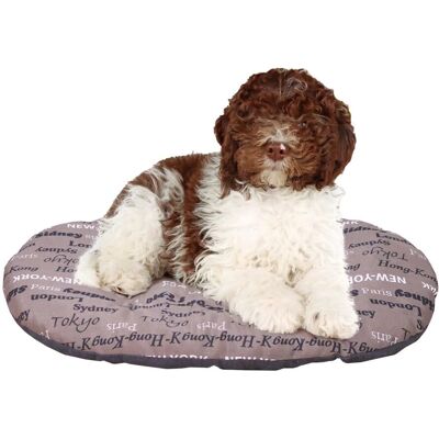 Ferplast Medium Dog & Cat Cotton Cushion - 78 x 50 cm - Brown - Pet Bed Ferplast Medium Dog & Cat Cotton Cushion - 78 x 50 cm - Brown - Pet Bed