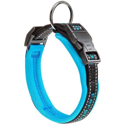 FERPLAST Sport hundhalsband - Mjuk vaddering, Blå, Justerbar FERPLAST Sport hundhalsband - Mjuk vaddering, Blå, Justerbar