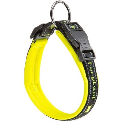 Collier Sportif Ferplast pour Chiens - Nylon, Réglable, Jaune Collier Sportif Ferplast pour Chiens - Nylon, Réglable, Jaune