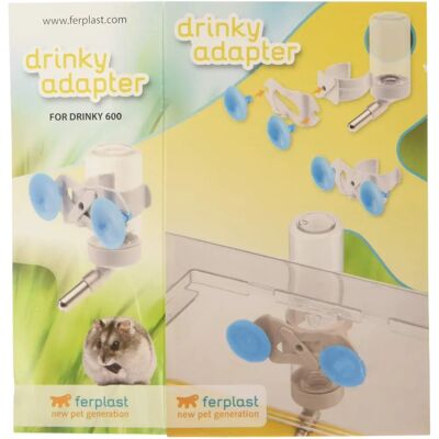 Adattatore Drinky 600ML Ferplast - Distributori d'acqua per animali Adattatore Drinky 600ML Ferplast - Distributori d'acqua per animali