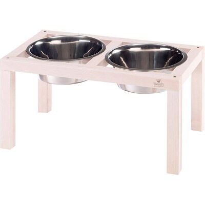 FERPLAST Desco Wood Voeder- en Waterstand - Huisdier Voederbak Stand FERPLAST Desco Wood Voeder- en Waterstand - Huisdier Voederbak Stand
