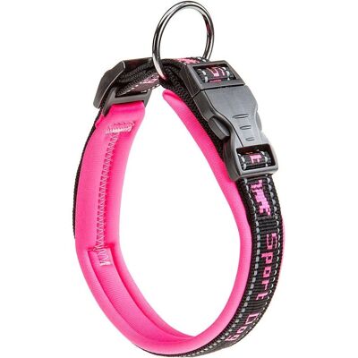 FERPLAST Sport Dog Halsband - Justerbart, Rosa, Reflekterande FERPLAST Sport Dog Halsband - Justerbart, Rosa, Reflekterande