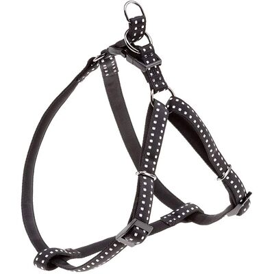FERPLAST Cricket Nylon Dog Harness - Large, Black - Harness Type FERPLAST Cricket Nylon Dog Harness - Large, Black - Harness Type