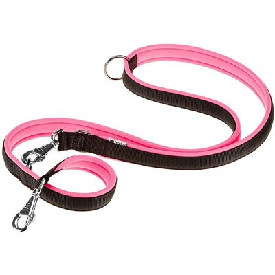 Coleira para Cão Ferplast - Nylon ajustável 20mm 200cm - Rosa Coleira para Cão Ferplast - Nylon ajustável 20mm 200cm - Rosa