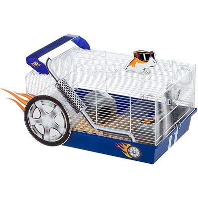 FERPLAST - Hamsterbur Dragster - Två nivåer - 50x35x25cm FERPLAST - Hamsterbur Dragster - Två nivåer - 50x35x25cm