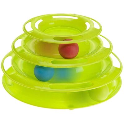 Jouet pour chats Twister - Jeu interactif - 24,5x13cm Jouet pour chats Twister - Jeu interactif - 24,5x13cm