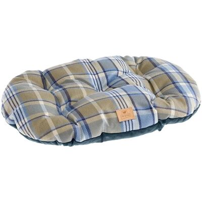 Ferplast Scott Husdjurkudde - Dubbelsidig, Sammet & Tartan, Blå, Flera storlekar Ferplast Scott Husdjurkudde - Dubbelsidig, Sammet & Tartan, Blå, Flera storlekar