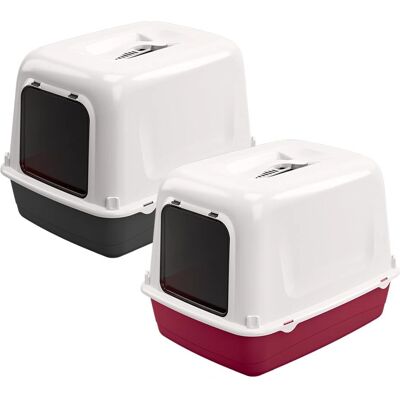 Ferplast Clear Cat 10 Plastic Litter Box - 36x47x35cm Ferplast Clear Cat 10 Plastic Litter Box - 36x47x35cm