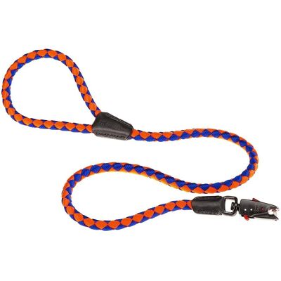FERPLAST Hondenriem - Nylon, Verstelbaar, Blauw/oranje FERPLAST Hondenriem - Nylon, Verstelbaar, Blauw/oranje
