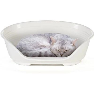 Ferplast Dog Bed & Cat Bed - Recycled Plastic, Small - Breathable & Anti-slip Ferplast Dog Bed & Cat Bed - Recycled Plastic, Small - Breathable & Anti-slip