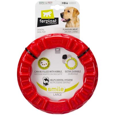 VidaXL Ferplast Duży Zabawka do Żucia dla Psów Smile 20x18x4 cm Czerwony VidaXL Ferplast Duży Zabawka do Żucia dla Psów Smile 20x18x4 cm Czerwony