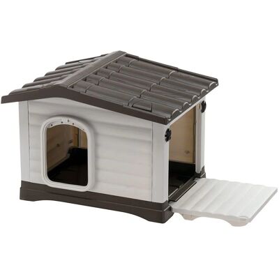 Ferplast Hundhus Dogvilla 60 Grå Utomhus Ferplast Hundhus Dogvilla 60 Grå Utomhus