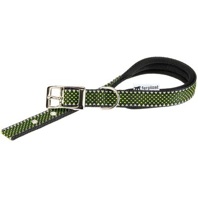 Ferplast Daytona Deluxe Hundhalsband - Reflekterande, Justerbart, Grönt Ferplast Daytona Deluxe Hundhalsband - Reflekterande, Justerbart, Grönt