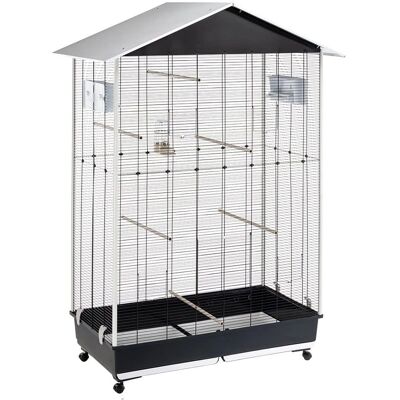 Cage à Oiseaux NOTA L avec Distributeur d'Eau - Volière pour Petits Oiseaux Cage à Oiseaux NOTA L avec Distributeur d'Eau - Volière pour Petits Oiseaux