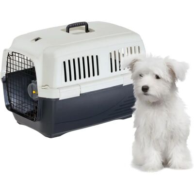 Ferplast Pet Carrier Clipper 3 - Small/Medium, Gray - Pet Transport Ferplast Pet Carrier Clipper 3 - Small/Medium, Gray - Pet Transport