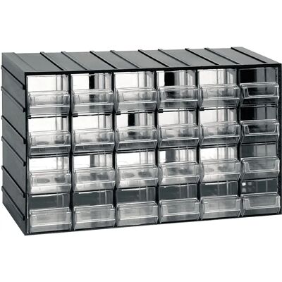 Artplast Modell 382x148x230mm Lagerungseinheit - 24 transparente Schubladen Artplast Modell 382x148x230mm Lagerungseinheit - 24 transparente Schubladen