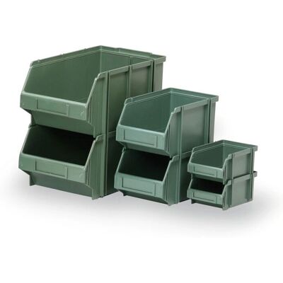 Bricoman Grüner Lagerbehälter - 110x160x76 mm Bricoman Grüner Lagerbehälter - 110x160x76 mm
