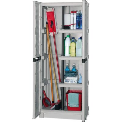 ArtPlast Graue Aufbewahrungsschrank - 700x390x1720mm - Storage Cabinet ArtPlast Graue Aufbewahrungsschrank - 700x390x1720mm - Storage Cabinet