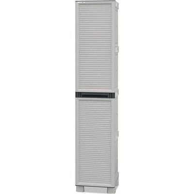 Armadio Esterno ARTPLAST - Polipropilene Riciclabile - Ripiani Regolabili - 35x39x172cm Armadio Esterno ARTPLAST - Polipropilene Riciclabile - Ripiani Regolabili - 35x39x172cm
