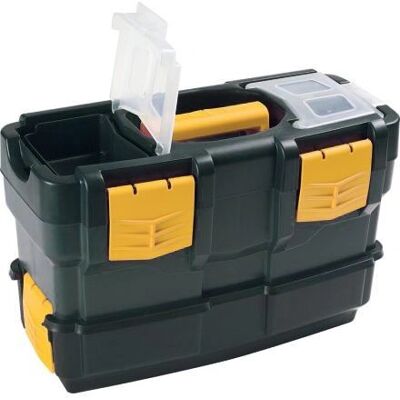 Art Plast 6300V Cassetta degli Attrezzi doppia - Resistente agli urti, Giallo e Nero Art Plast 6300V Cassetta degli Attrezzi doppia - Resistente agli urti, Giallo e Nero