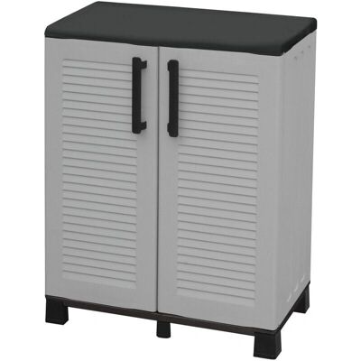 Armario de exterior gris claro ArtPlast - Estantes ajustables, bisagras de acero Armario de exterior gris claro ArtPlast - Estantes ajustables, bisagras de acero