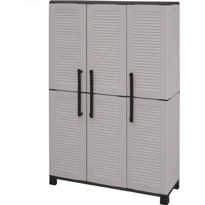 ARTPLAST Graues Stauraum-Schrank - 102x37x169 cm ARTPLAST Graues Stauraum-Schrank - 102x37x169 cm