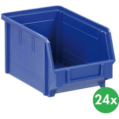 ArtPlast Sichtlagerkästen BASIC Typ B - Stoß- & chemikaliebeständig, 146x237x124 mm, 24 Stk. ArtPlast Sichtlagerkästen BASIC Typ B - Stoß- & chemikaliebeständig, 146x237x124 mm, 24 Stk.