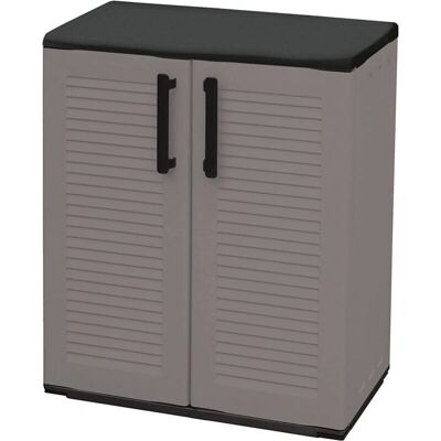 Armadio di stoccaggio Artplast - Grigio / Antracite - 68x37x84cm Armadio di stoccaggio Artplast - Grigio / Antracite - 68x37x84cm