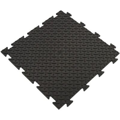 Carrelage extérieur ArtPlast en PVC - Noir - 48,3x48,3 cm - Publicité Carrelage extérieur ArtPlast en PVC - Noir - 48,3x48,3 cm - Publicité
